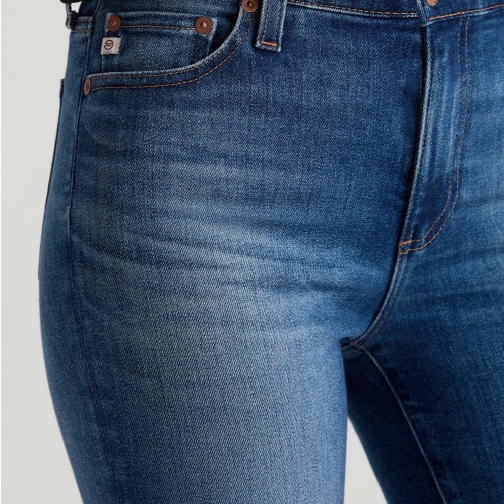 AG Adriano Goldschmied Mid Rise Slim Jeans - Blue - Picture 5 of 8